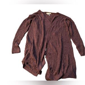 Crochet long cardigan